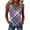 Pink, variant on WHEANG Womens Tank Tops Colorful V-Neck Fake Denim Print Tops Casual Layering Camis Lightweight Stretchy Basic Cami Shirts Trendy Faux Jean Graphic Sleeveless Blouses for Women Red Size 2XL