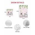thumbnail image 7 of Spring Kitchen Dish Towels for Drying Dishes Set of 4, Bicycles Leaves Butterfly Flowers Pink Buffalo Plaid Waffle Weave Microfiber Hand Tea Bathroom Towels Quick Dry & Absorbent Towel 15.7x23.6, 7 of 7