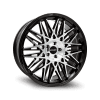 Kalon Kolossus 101 22x9.5  30 Gloss Black Machined Face Wheel 6x135 (QTY 1)