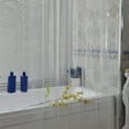 Frosted Shower Curtain Liner 60x72 Shower Curtain Rod Covers in Colors