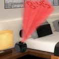 thumbnail image 4 of XGFHYJEH Alarm Clock with Projection on Ceiling, Atomic Clocks, Alarm Clock for Kids, Digital Clocks Large Numbers, Small Smart Bedside Tabletop Clock with Large LED Display, Voice Controlled, 4 of 4