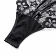 thumbnail image 5 of Mono cómodo y transpirable con sujetador de pecho pequeño, ropa interior fina de encaje sexy para mujer, mono, 5 of 5
