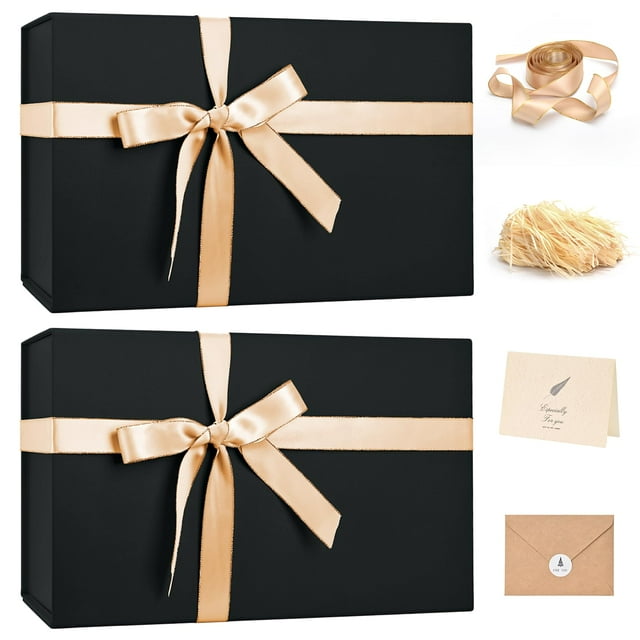 Caja de regalo LIFELUM grande de 36 x 22 x 11 cm con cinta y relleno