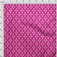 thumbnail image 3 of oneOone Viscose Chiffon Fabric Arrow Sign Kasuri Printed Craft Fabric BTY 42 Inch Wide, 3 of 4