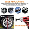 thumbnail image 3 of 7 Pcs Car Polishing Buffing Pads Polisher Aluminum Alloy Stainless Steel Mop Wheel Drill Kit, 3 of 8
