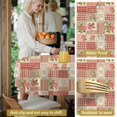 thumbnail image 5 of Pioneer Flower Floral Print Pattern Round Tablecloth 60 X 60 Inch, Wrinkle Resistant Wipeable Table Cloth for Kitchen Dining Picnic Patio Party, 5 of 6