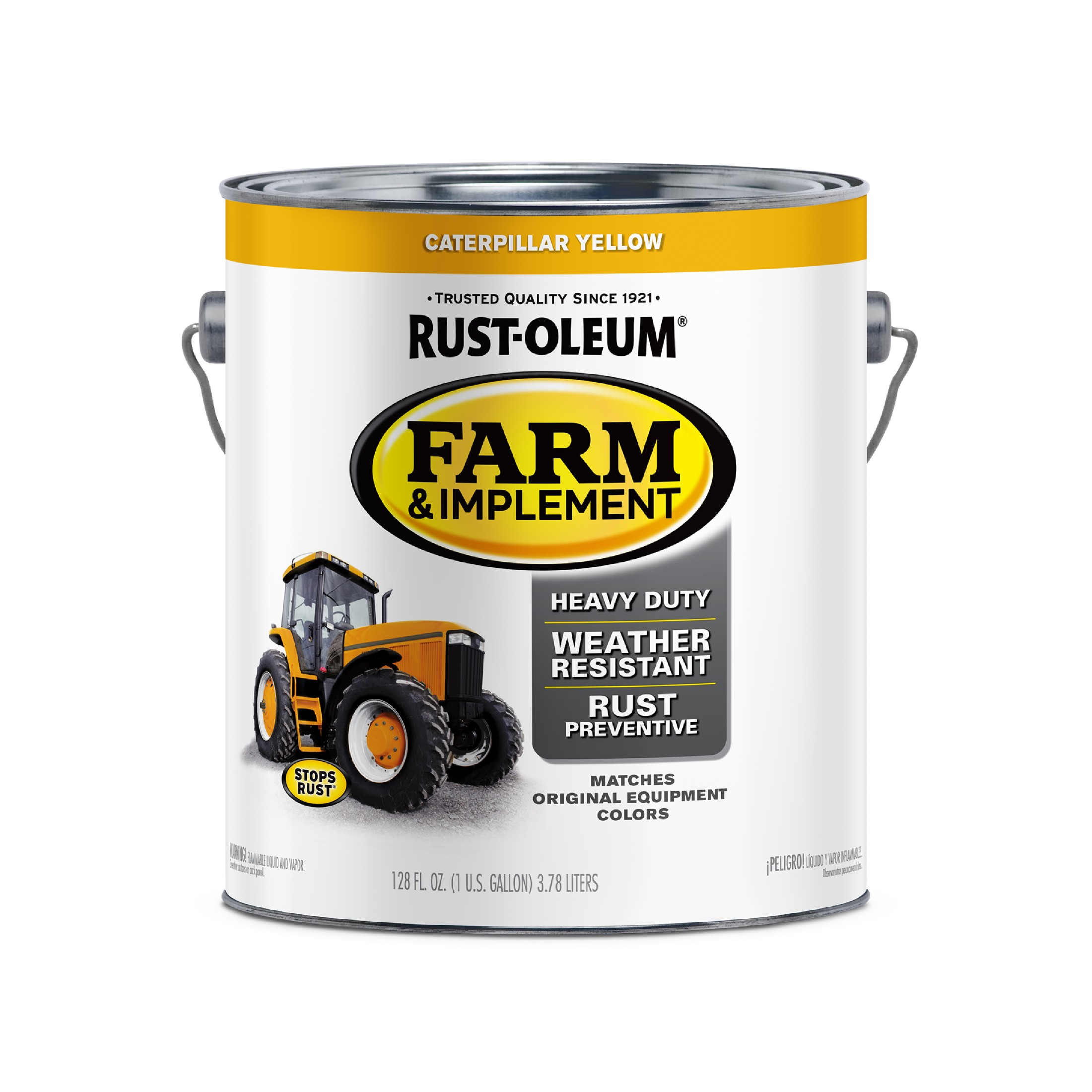 2 Pack, Caterpillar Yellow , Rust-Oleum Specialty Gloss Farm and Implement Paint-280179, 1 gal