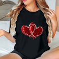 thumbnail image 4 of Camisetas de Manga Corta para Mujeres, Camiseta de Cuello Redondo Impresa de Moda, Primavera Y Verano Casual, 4 of 8