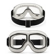 thumbnail image 1 of Sokhug Motorcycle Riding Mirror Style Helmet Eyepiece, Retro Windproof Goggles, Visor Accessory for Cruiser Helmets, 1 of 5