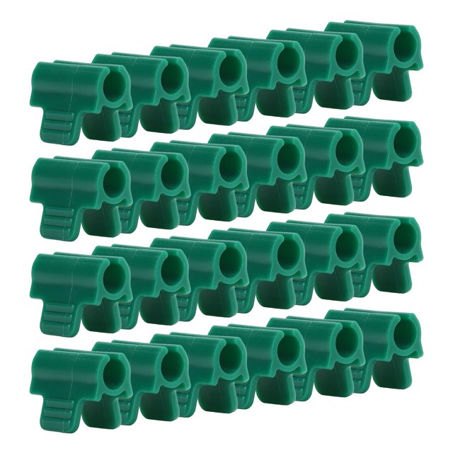 Shading Net Rod Clip, Single Head Durable Greenhouse Clamps Clips 24 Pieces For Farming Thickened 14mm