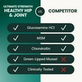 thumbnail image 5 of VetriScience Ultimate Strength Healthy Hip & Joint Care Supplement Chew for MD/LG Dog, Bacon 120 Ct Bag, 5 of 13