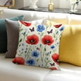 thumbnail image 7 of Pioneer Flower Pillow Covers,Pioneer Flower Throw Pillow Covers 24"×24" ,Living Room Sofa Couch Pillow Covers,Decorative Pillow Covers, 7 of 7