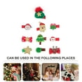 thumbnail image 3 of Gymnture 10Pcs Christmas Kids Hairpins Cartoon Bell Series Hair Clips Festival Hair Decor, 3 of 10
