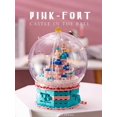 thumbnail image 3 of Set de microbloques N+C Pink Castle con 950 piezas para niños y adultos, 3 of 6