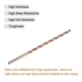 thumbnail image 3 of Uxcell M35 High Speed Steel Twist Drill Bit, Gold Oxide 7mm Drill Diameter 200mm Length, 3 of 5