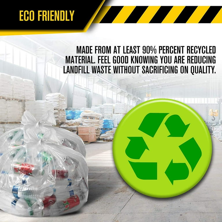 Ultrasac Heavy Duty 45 Gallon Garbage Bags- 46' x 40', 100 Pack With Ties Ultrasac Heavy Duty 45 Gallon Garbage Bags- 46' x 40', 100 Pack With Ties