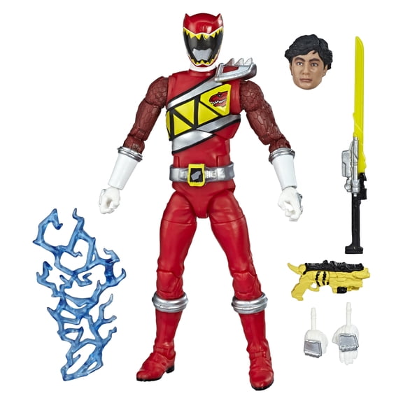 Power Rangers: Lightning Collection Dino Charge Red Ranger Toy Action Figure for Boys and Girls (6”)