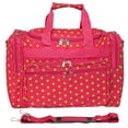 thumbnail image 2 of World Traveler 16-inch Carry-On Duffel Bag - Black White Dot, 2 of 2