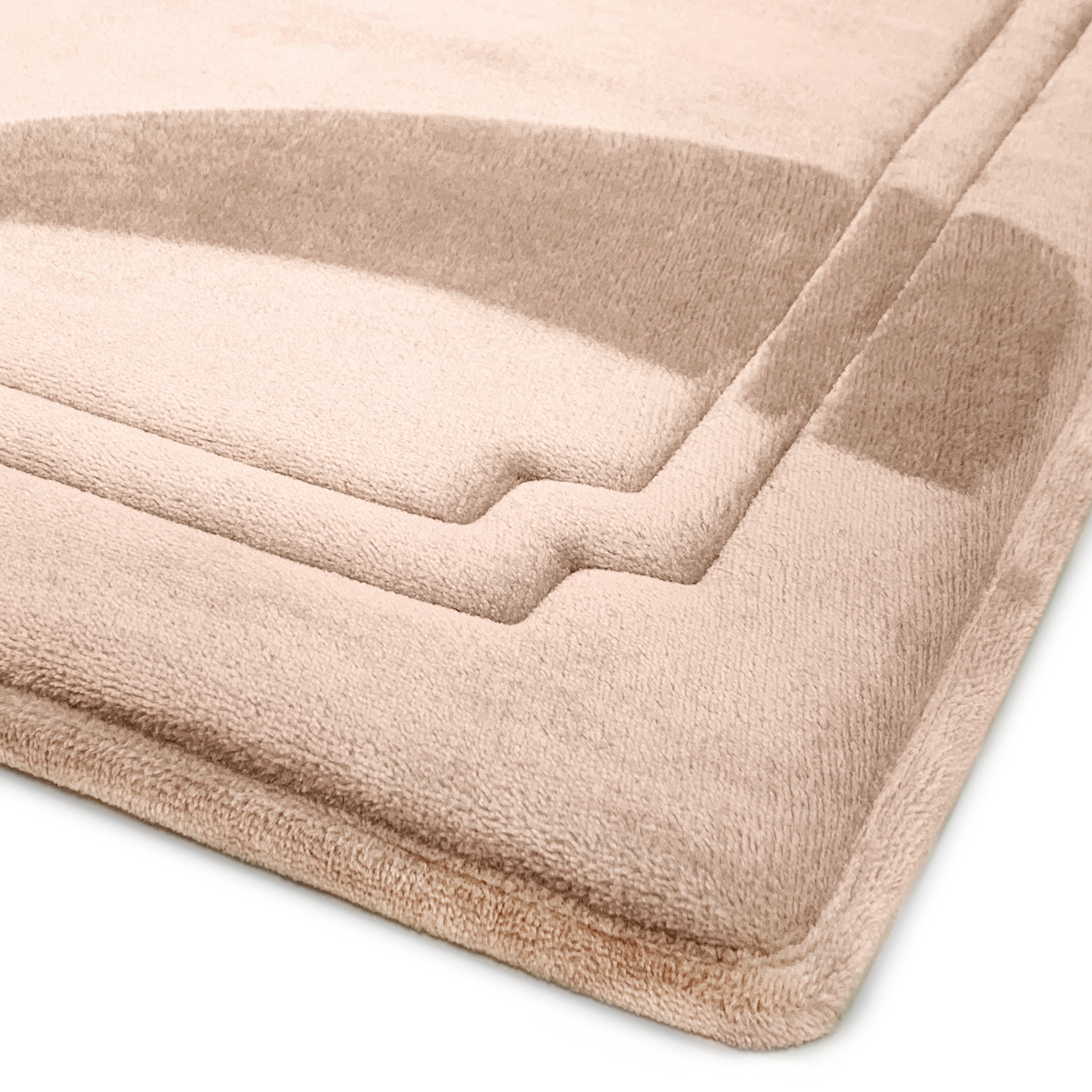 Better Homes & Gardens Thick & Plush Bath Rug, Cherry, Charcoal Infused Memory Foam, 21x34"