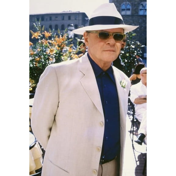 Anthony Hopkins 24x36 Poster in Panama Hat & Sunglasses as Hannibal Lector