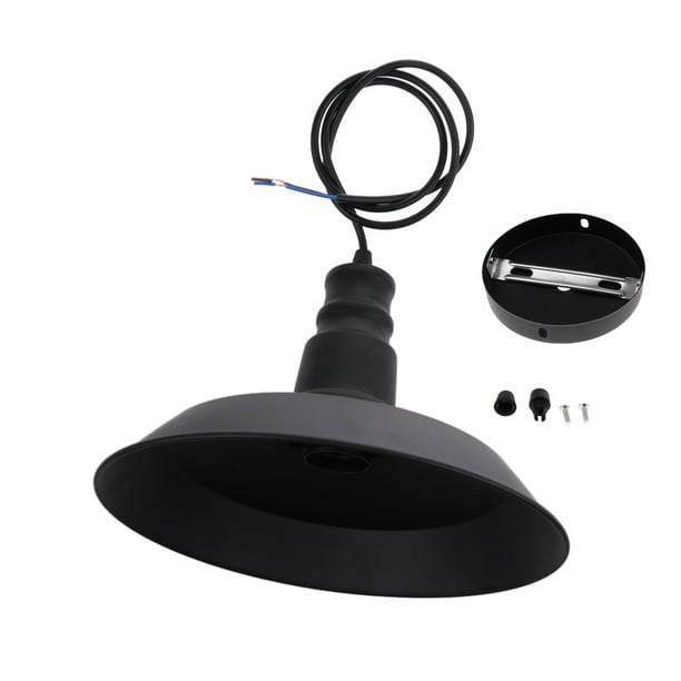 vintage industrial colgante loft luz de techo lámpara negro Sunnimix Tonos de lámpara de hierro forjado