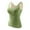 Green, variant on Base Layer Women Women's Thermal Tank Tops Fleece Lined Sleeveless Underwear Vest Reversible Warm Base Layer Camisole Khaki,L