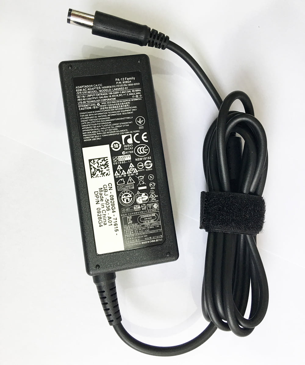 65W NEW OEM DELL Latitude E5400 E5410 E5500 PA-12 Power Adapter Charger w// Cable