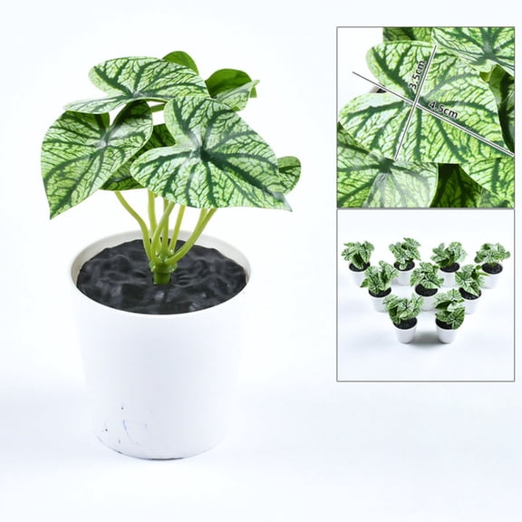 Small Fake Plants, Mini Potted Plants for Home Bathroom Shelf Decor, Artificial Eucalyptus Plants for Office Desk Greenery Decoration Mini Artificial Greenery