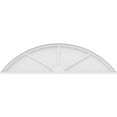 thumbnail image 3 of Ekena Millwork 64"W x 17"H x 2"P Segment Arch 3 Spoke Architectural Grade PVC Pediment, 3 of 7