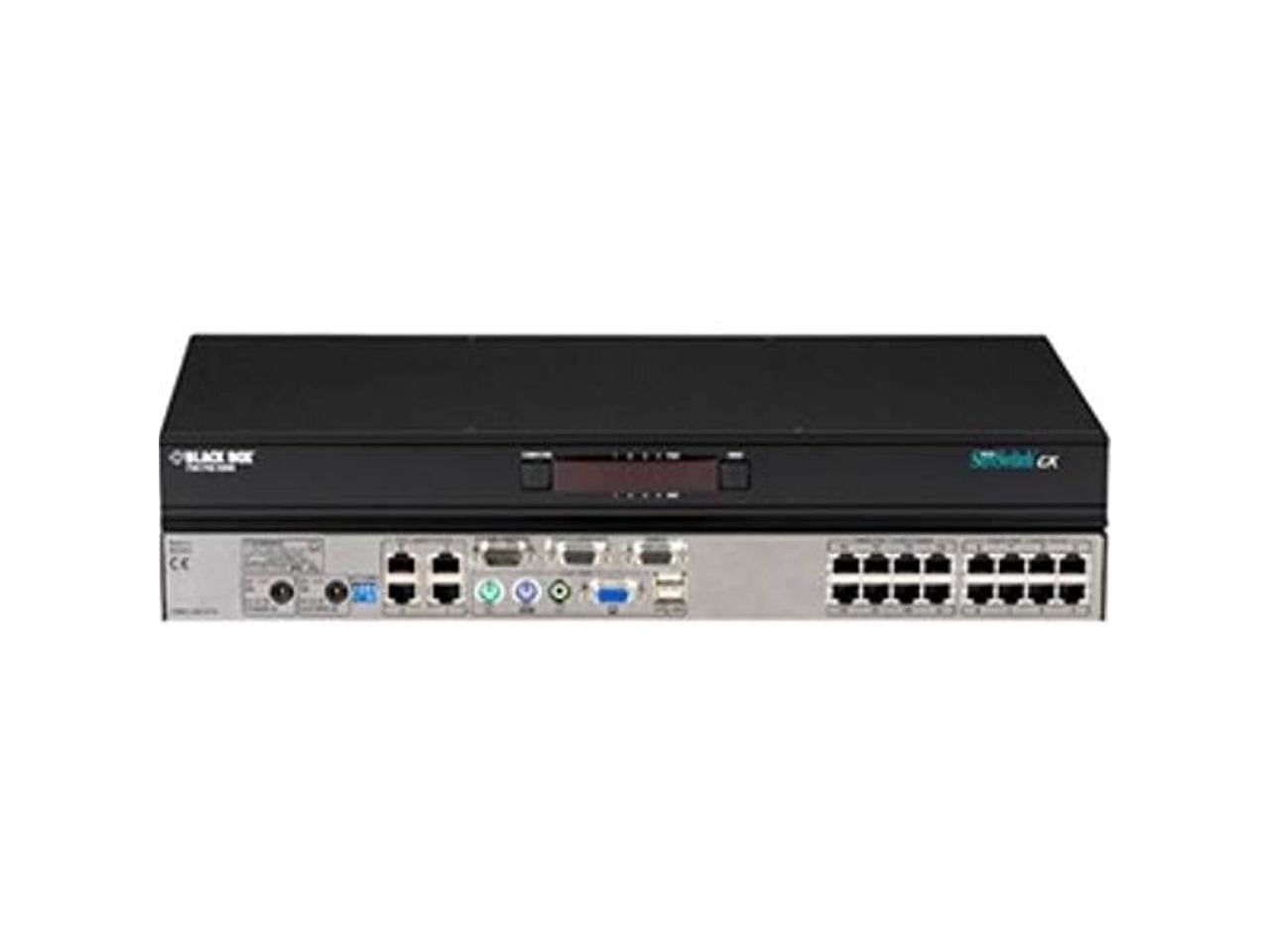 Black Box ServSwitch CX KVM Switch (1) Analog Console Port + (4) Users (16) Servers