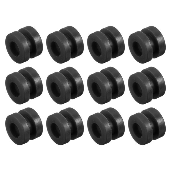 Uxcell 12Pack RC Anti Vibration Rubber Balls for F4 F7 Flight Controller M3x4.6mm Black