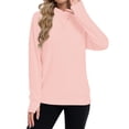 thumbnail image 3 of TARAINYA Women Mock Neck Pullover Sweatshirt Long Sleeve with Thumb Holes Casual Oversized Tops, 3 of 7