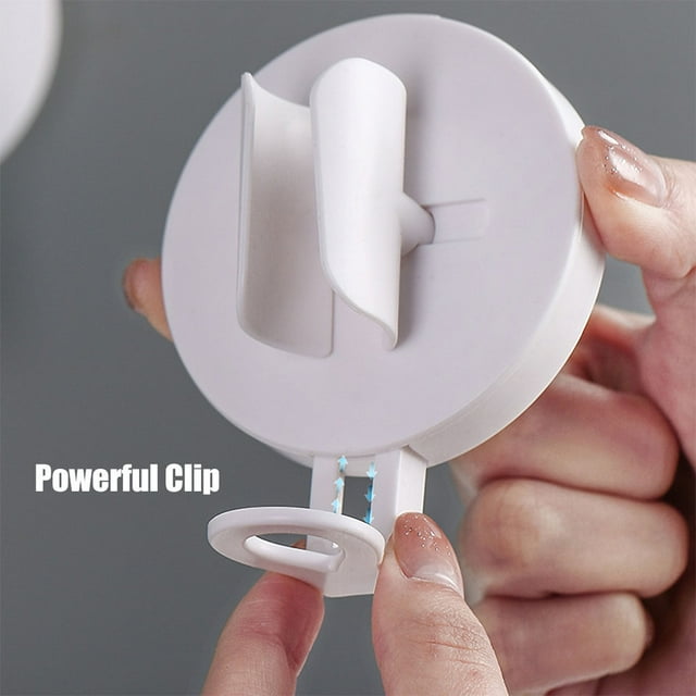 Toothbrush Holder Wall Mounted Electric Toothbrush Rack Free-punching Plastic Bathroom Organizer