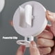 thumbnail image 4 of Inteprter Soporte para cepillo de dientes eléctrico montado en la pared, sin perforaciones Juegos de accesorios de baño, 4 of 6