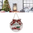 thumbnail image 4 of MesaSe Christmas Door Hanging Tag  Bowknot Christmas Welcome Sign Full Color Finish Poplar Letter Car Patterned  For Home, 4 of 8