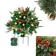 thumbnail image 1 of LADIGASU Árbol de Navidad En Tierra Árbol de Playa Adorno para Árbol de Navidad Decoración Navideña Ofertas Del Día Liquidación Árbol de Navidad de Suelo*1 Cuerda de Luces*1, 1 of 7