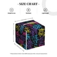 thumbnail image 4 of Tissue Graffiti Art Box Cover Holder, Square by Xecao - Leather Decorative Organizer for Tabletop, Bathroom, Car, Office, 4 of 8