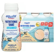 Equate Diabetic Care Nutritional Shakes, Vanilla, 8 fl oz, 6 Count
