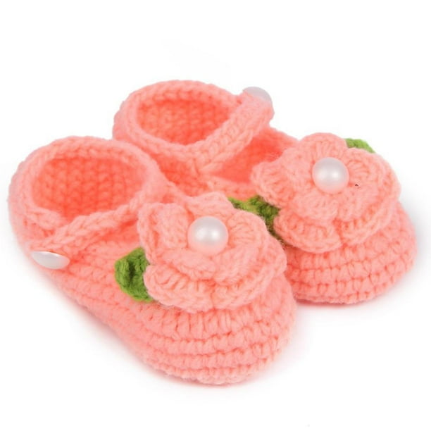 Bolsa Zapatos de punto hechos a mano para bebés recién nacidos. niños y niñas (naranja) Ehuebsd Nuevos Originales