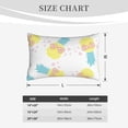 thumbnail image 6 of LNWH Rectangle Pillow Cover, Fashion Fun Pineapple Glasses Cushion Covers Pillowcase for Couch Bedroom Sofa, 20"x30", 6 of 7