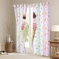 thumbnail image 3 of Homewish Ice Cream Popsicle Black Out Curtains for Boys Girls Teens,Kawaii Fast Food Curtains Pack of 2 (42x63 Each),Cartoon Geometric Stripes Bedroom Curtains,Ultra Soft Home Decor, 3 of 6