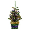 mardi gras tinsel tree walmart