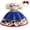Dress+headband, variant on Toddler Girls Jessie Costume Princess Cowgirl Halloween Cosplay Dress Up Outfits