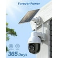 thumbnail image 4 of AOSU Solar Security Camera,5MP Wireless Outdoor Cameras,360° Surveillance,Auto Tracking, Human/Vehicle Detection,works with Alexa/Google Assistant, 4 of 12