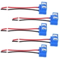 thumbnail image 1 of KAKOWELY ceramic headlight socket 5pcs Ceramic Headlight Socket Plug Connector Adapter Wiring Harness Fog Light Retrofit Connector With Adapter Car Accessories For Car Headlight Modification, 1 of 5
