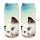 thumbnail image 4 of Calcetines estampados de dibujos animados en 3D, calcetines con estampado de gato y animales en estilo Harajuku, 4 of 5