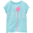 thumbnail image 1 of T-shirt Palmier pour Bébé Filles (Bébé) - Bleu Clair - 9 Mois, 1 of 1