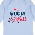 thumbnail image 4 of Inktastic 4th of July Boom Y'all with Red White and Blue Stars Boys or Girls Long Sleeve Baby Bodysuit, 4 of 5