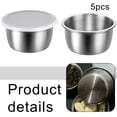 thumbnail image 4 of Convenient 304 Stainless Steel Seasoning Dishes For Camping And Picnics, 4 of 8