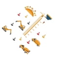 thumbnail image 1 of Wosthever Etiqueta de la pared Tractores Coche Extraíble Ligero Cómodo Papel tapiz Negro Durabilidad Accesorio para el hogar Niños Decoración Decoración del hogar, 1 of 6